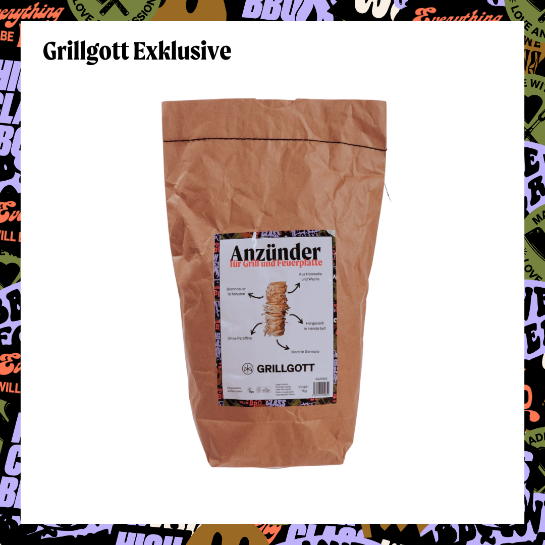 Holzwolle-Anzünder für Grill und Feuerplatte 1kg – Grillgott