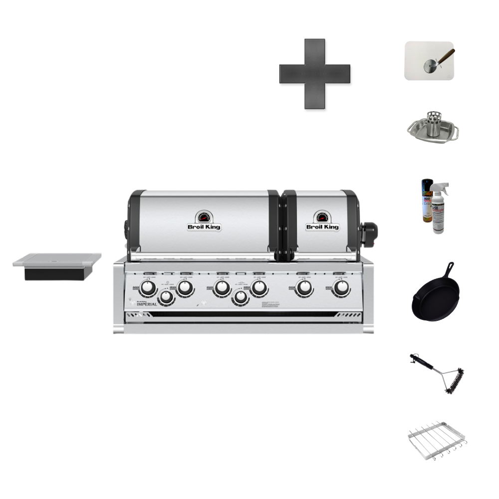 IMPERIAL™ S690 Built-In Premium Einbau-Gasgrill inkl. Drehspieß inkl. Zubehörbundle