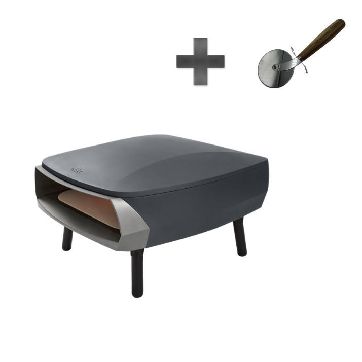 Pizzaofen ETNA FERMO Grey inkl. Pizzaschneider
