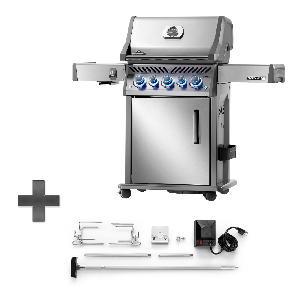 Rogue Pro S 425 Edelstahl inkl. Drehspieß