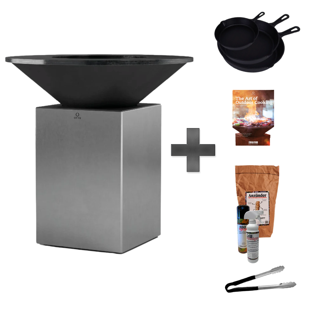 Anniversary Collection 100 Mirrored Stainless Steel inkl. Zubehörbundle