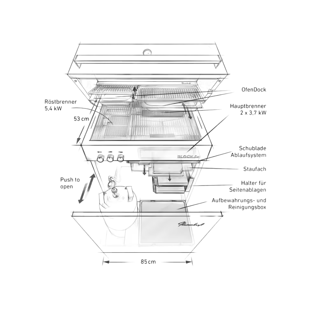 Grill Block Ds Pool (Gen. 5) Gasgrill