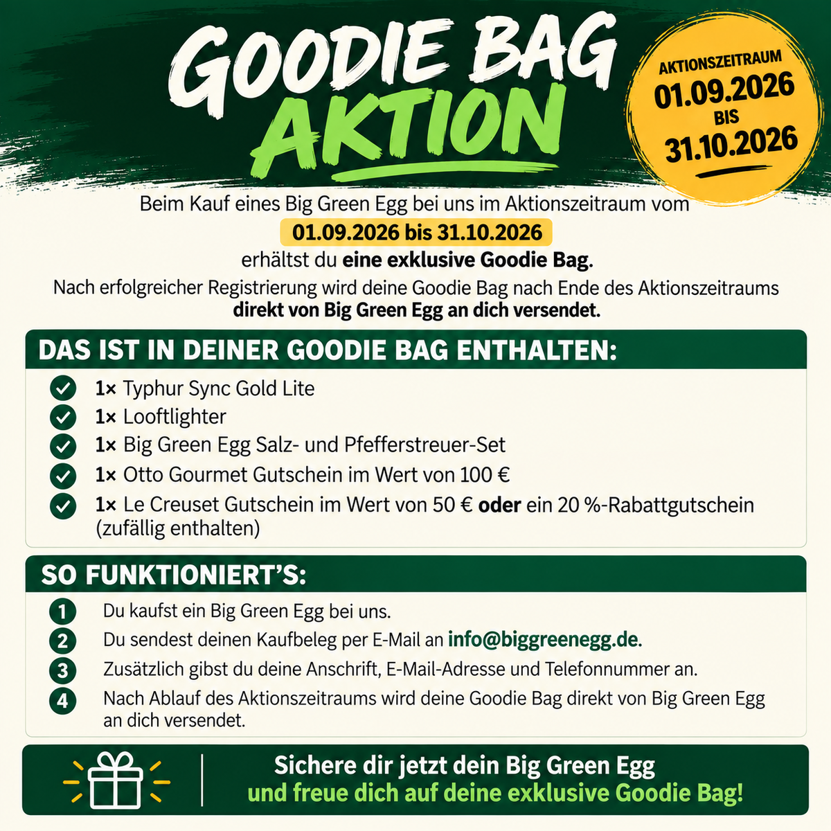 Small  (gratis Goodie-Bag)