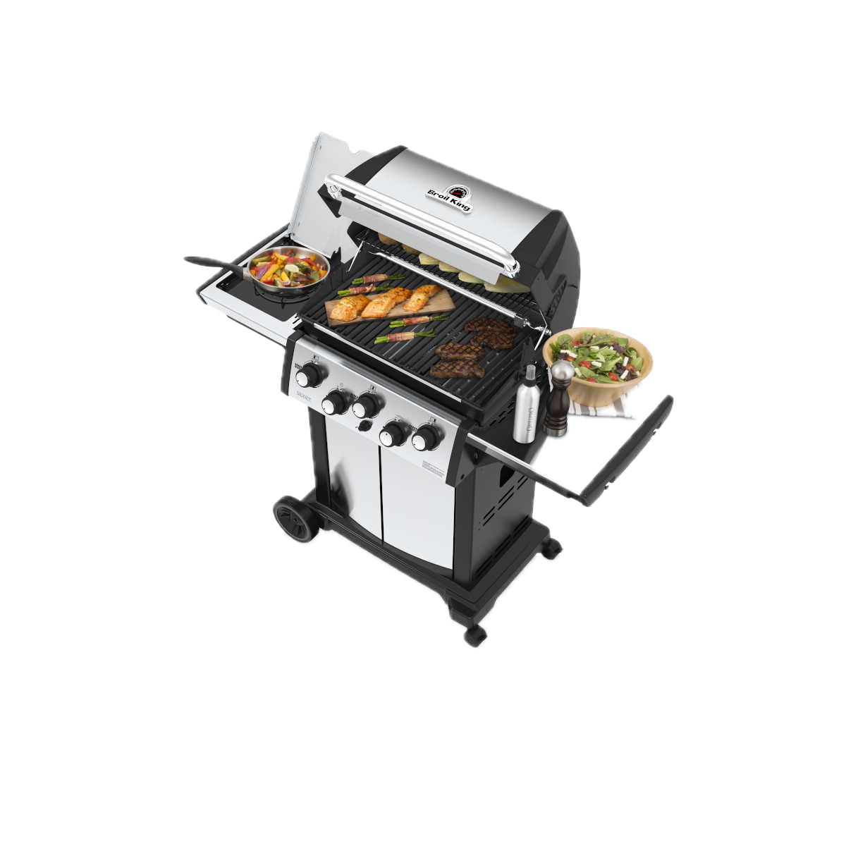 Signet™ 390 Gasgrill inkl. Drehspieß, Heck- & Seitenbrenner - Modell 2025