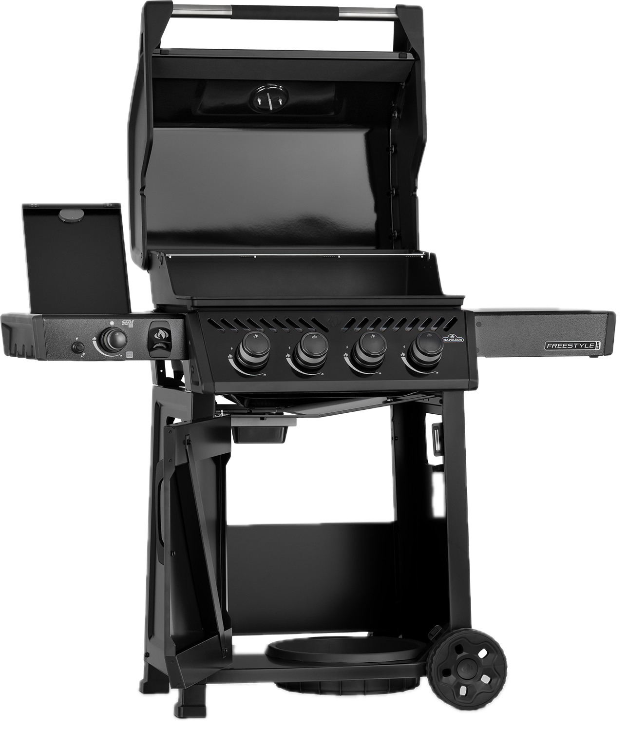 Freestyle™ PRO 425, 4 Hauptbrenner, SIZZLE ZONE™ und Tür, Schwarz Modell 2026