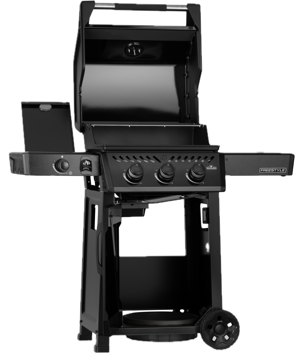 Freestyle™ 365, 3 Hauptbrenner, Seitenbrenner und Tür, Schwarz Modell 2026