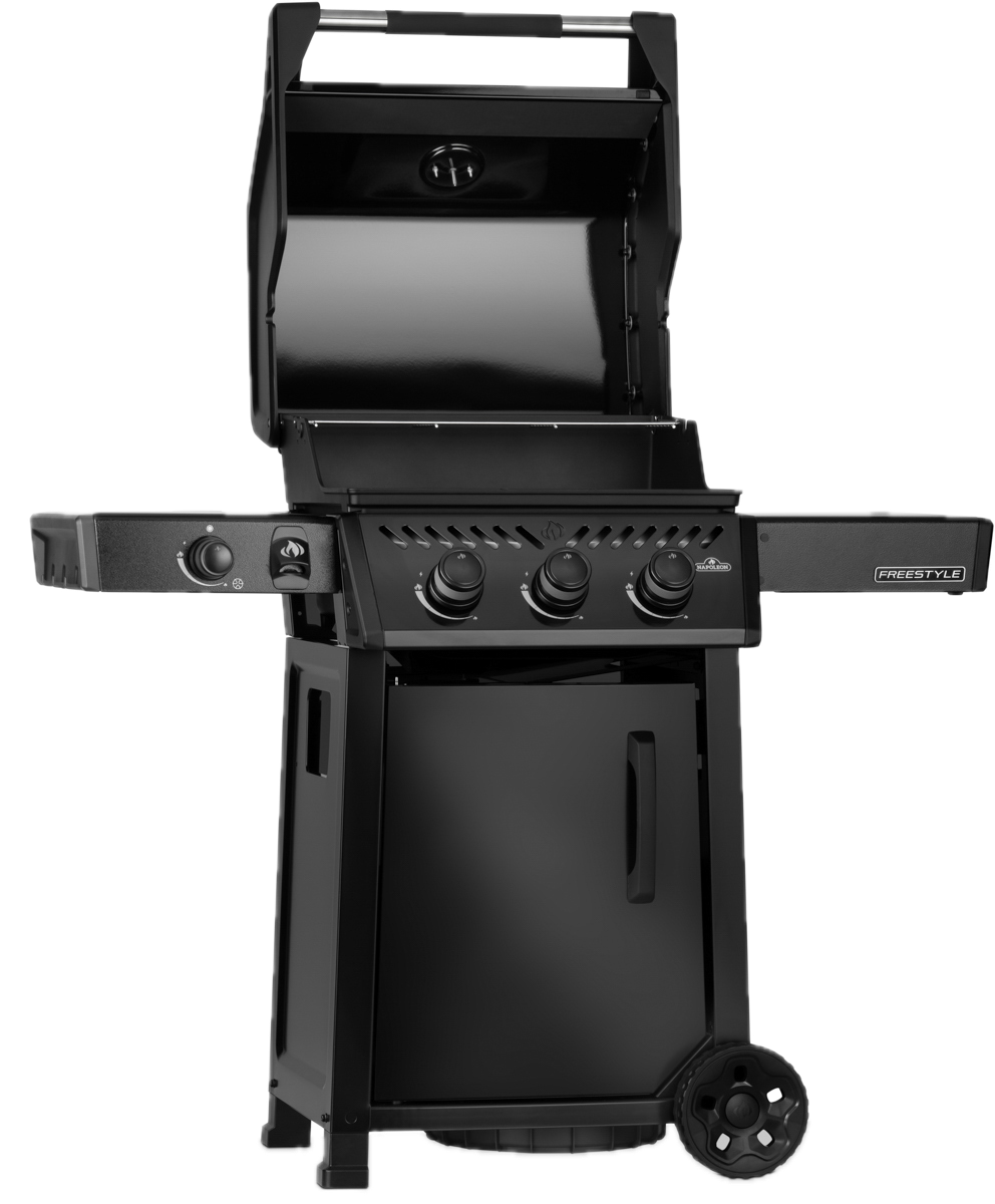 Freestyle™ 365, 3 Hauptbrenner, Seitenbrenner und Tür, Schwarz Modell 2026