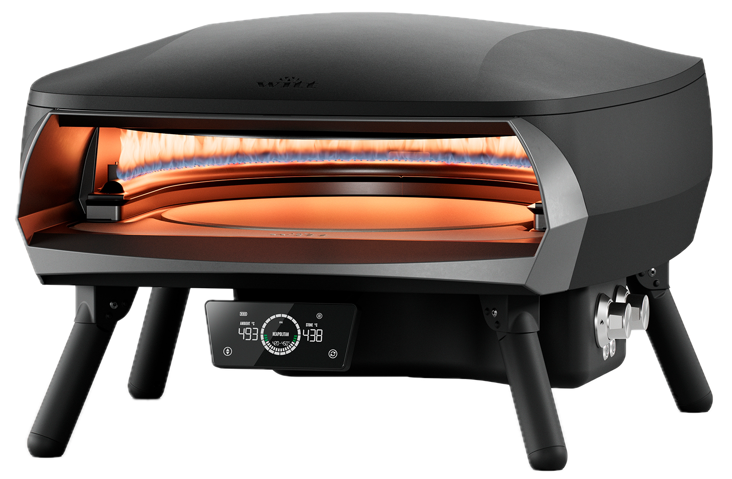 Pizzaofen ETNA ROTANTE 16" Control Schwarz