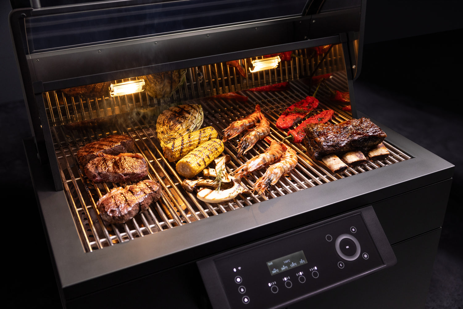 GQ4 Gasgrill Shiraz Red