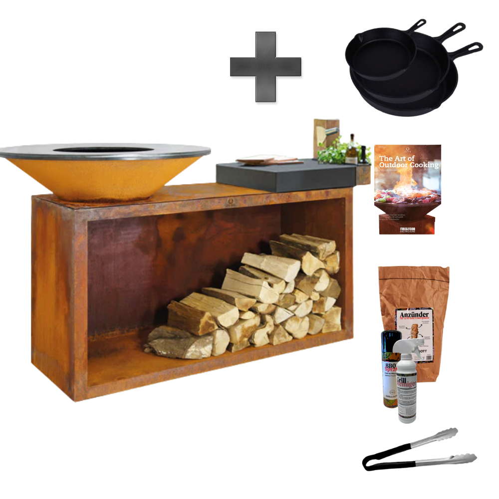 Island Corten 100 Keramik inkl. Zubehörbundle