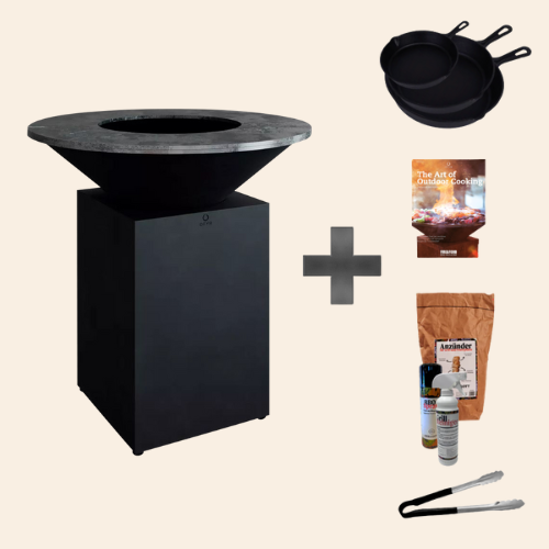 Classic+ Black 100 Grill Feuerplatte inkl. Zubehörbundle
