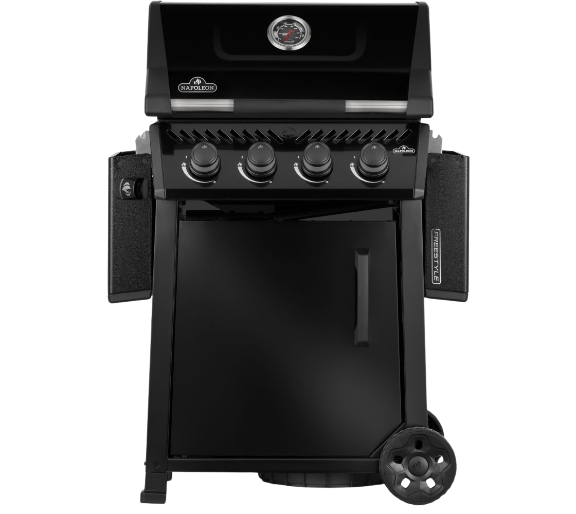 Freestyle™ 425, 4 Hauptbrenner mit Tür, Schwarz