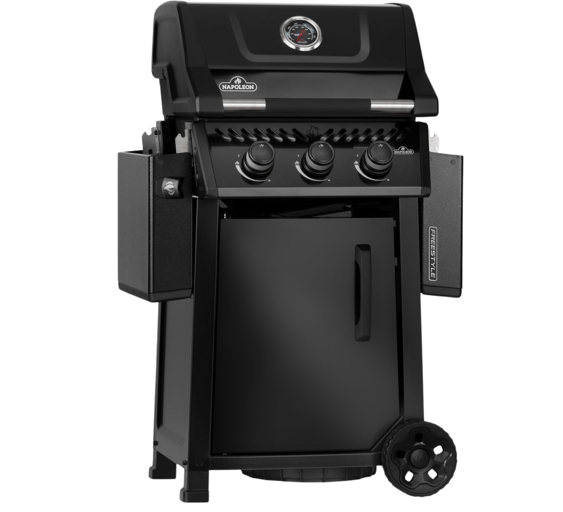 Freestyle™ 365, 3 Hauptbrenner mit Tür, Schwarz