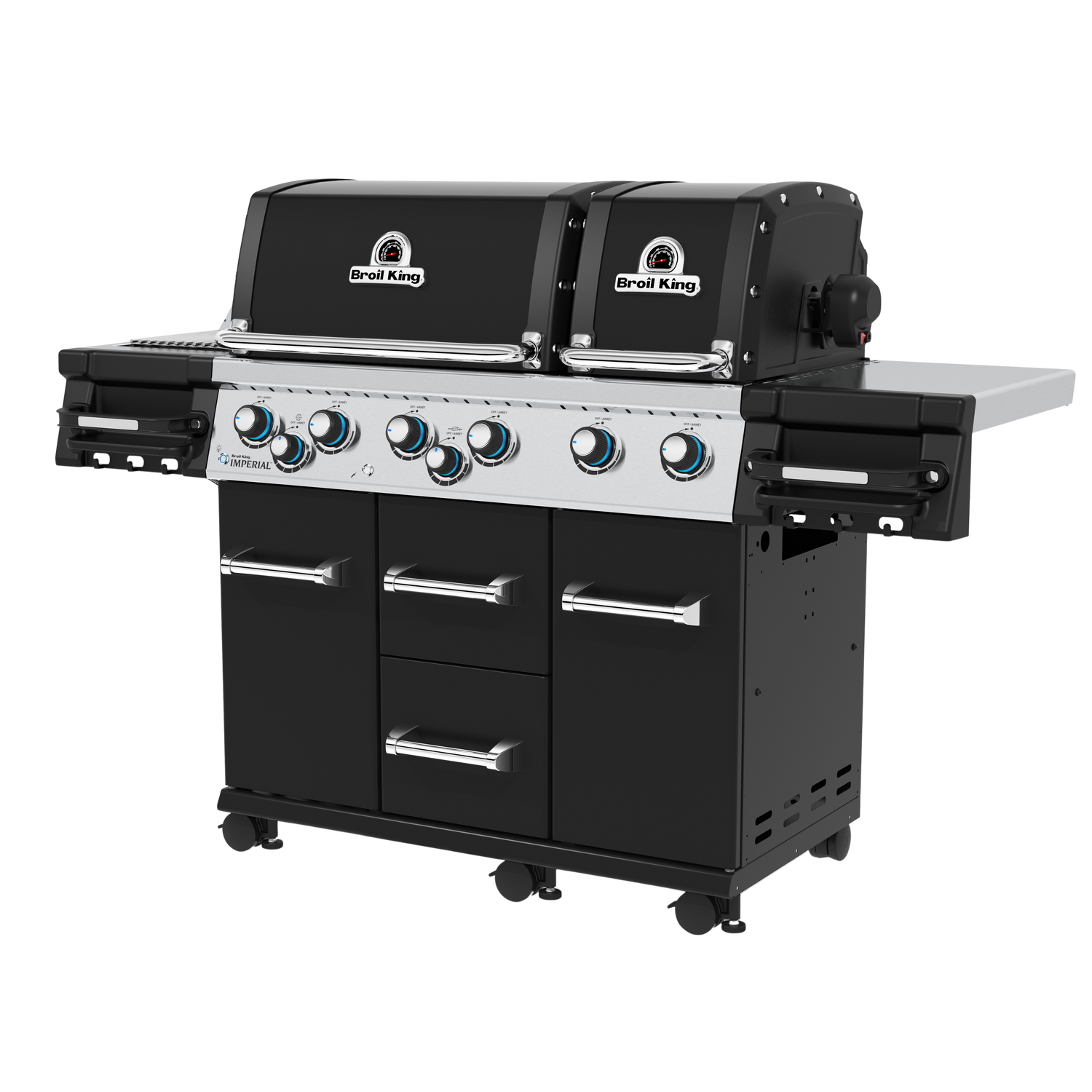 Imperial 690 IR Gasgrill inkl. Drehspieß mit Motor und Infrarot Seitenbrenner